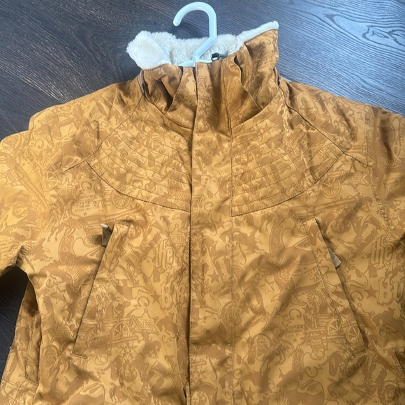 Burton Women’s Small Arctic Capital Jacket Helsinki Gold Snowboard Ski Jacket - Picture 3 of 9